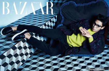 Big Bang (T.O.P) для Harper’s Bazaar September 2014