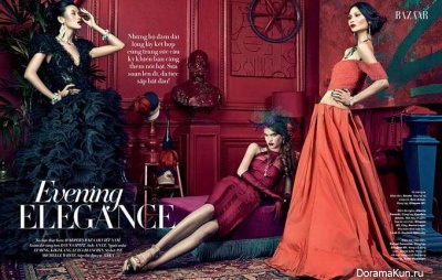 Kiki Kang и др. для Harper's Bazaar Vietnam