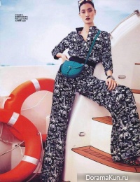 Lina Zhang для Marie Claire China январь 2012