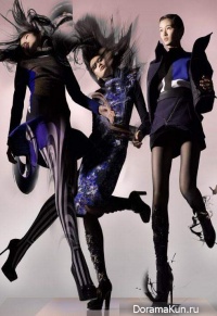 Ming Xi,Wang Xiao и Xiao Wen Ju для Lane Crawford fall-winter 2012