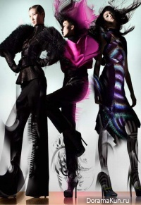 Ming Xi,Wang Xiao и Xiao Wen Ju для Lane Crawford fall-winter 2012