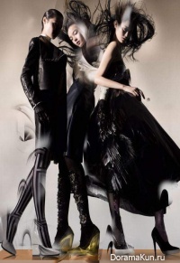 Ming Xi,Wang Xiao и Xiao Wen Ju для Lane Crawford fall-winter 2012