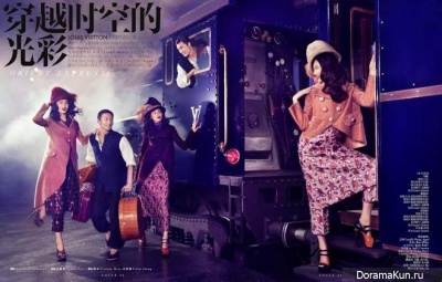 Tian Yi, Bonnie Chen и др. для Louis Vuitton Collections 2012 Vogue China