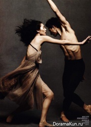 Liu Wen,Ming Xi и Sui He для Vogue China май 2012