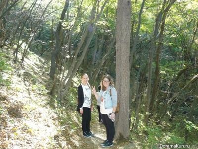 в горах