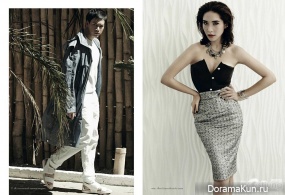 Bie и Ploy для OK! March 2014