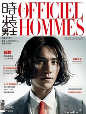 Chen Kun для L’OFFICIEL HOMMES April 2014
