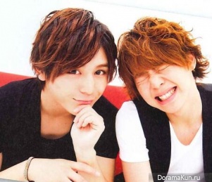 Yamada Ryosuke и Arioka Daiki для Duet August 2014