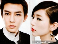 Aaron Yan и Guo Xue Fu для S-POP August 2013