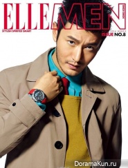 Huang Xiao Ming для ELLE April 2014