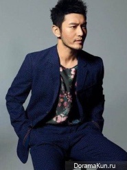 Huang Xiao Ming для ELLE April 2014