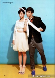 Aaron Yan и Beatrice Fang для S-Pop September 2014