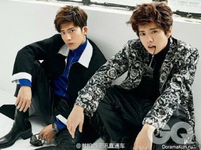 Luhan и Jing Boran для GQ December 2015