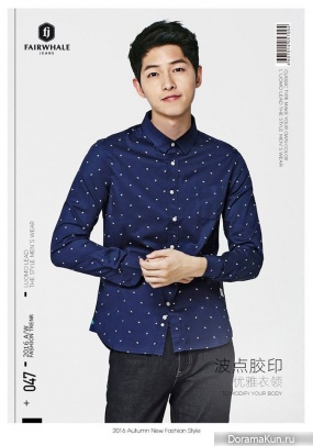 Song Joong Ki для Mark Fairwhale Jeans 2016 CF Extra