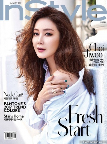 Choi Ji Woo для InStyle January 2017