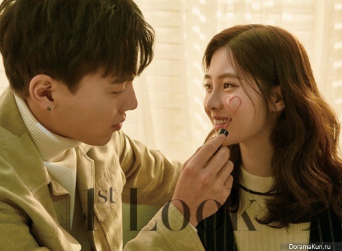 Shownu (MONSTA X), Yebin (DIA) для 1st Look 2017