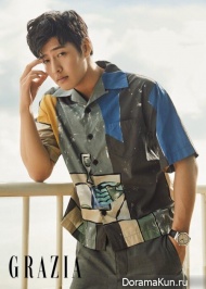 Kang Ha Neul для Grazia August 2017