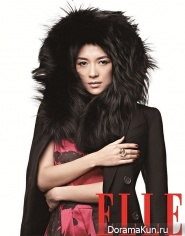 Zhang Ziyi для Elle October 2013