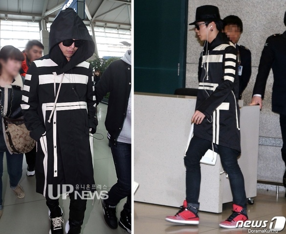 G-Dragon из Big Bang и Химчан из B.A.P