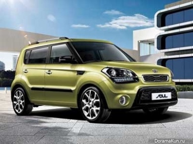 Машина СонЕ из Wonder Girls (Kia Soul):