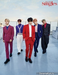 BTS для Singles January 2017