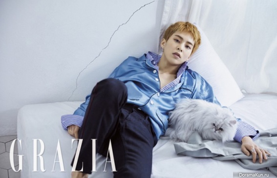 EXO (Xiumin) для Grazia January 2017