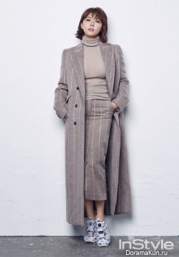 Ha Ji Won для InStyle August 2017