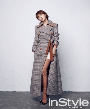 Ha Ji Won для InStyle August 2017