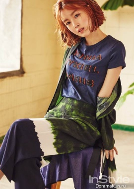 Han Sun Hwa для InStyle May 2017