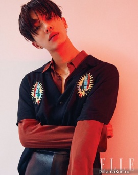 Kikwang (Highlight) для Elle September 2017