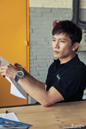Ji Sung для Esquire August 2017