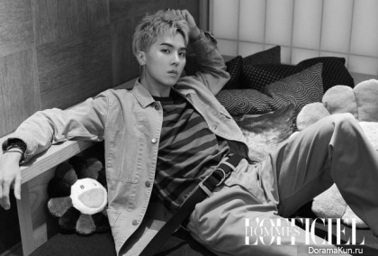 Mino (Winner) для L'Officiel Hommes September 2017
