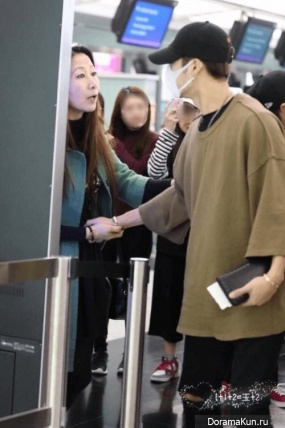 Jackson with a mother