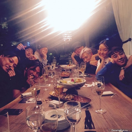 BIGBANG Gathers At Yang Hyun Suk’s House