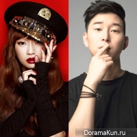 Hyolyn of Sistar and Justin Oh