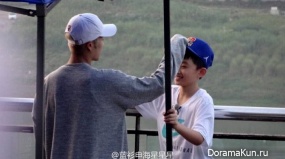 Jackson with trainees