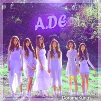 A.DE