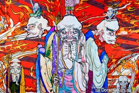 Takashi Murakami’s 500 Arhats