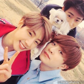Youngjae Mark BamBam and Coco