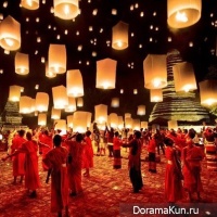 Festival paper lanterns in Seoul