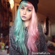 style split hair