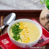 Japanese corn soup