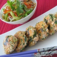 Fish meatballs in Thai
