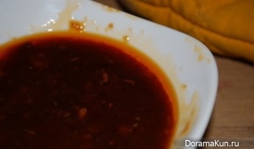 Pork in sweet and sour marinade