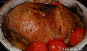 Pork in sweet and sour marinade