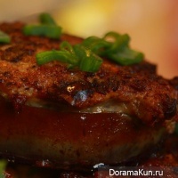 sandwich of eggplant