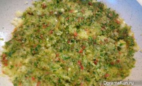 Thai green curry with chicken