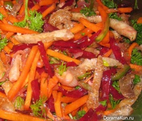 Spicy Chinese salad