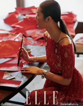 Liu Wen для Elle China 2016