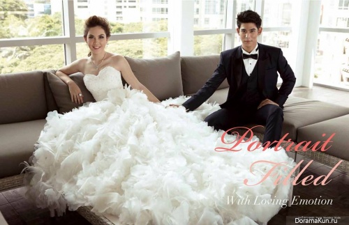 Porche Saran, Matt Peeranee Kongthai для Wedding Guru July 2017